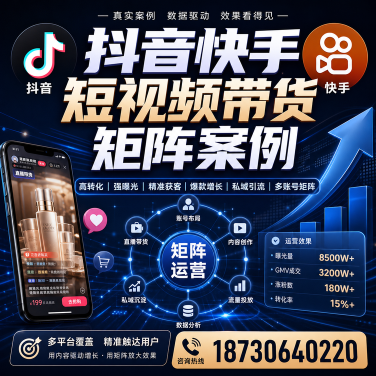扬州短视频带货团队多平台矩阵自动分发案例